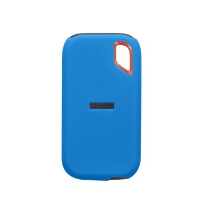 Husa de protectie Kwmobile pentru SanDisk E61 SSD, Albastru, Silicon, KWM000025FO002C foto