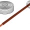 Cablu electric litat 0,25mm2 PVC maro 50m