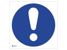 Indicator de protecție PVC 200x200mm