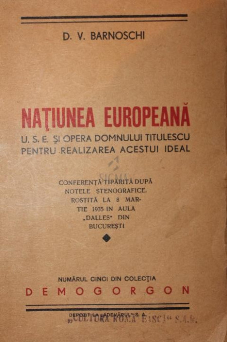 NATIUNEA EUROPEANA