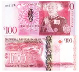 Tonga 100 Pa&#039;anga 2008 P-43 Hibrid UNC