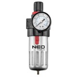 Filtru dezumidificare, decantor 1/2&quot; cu reductor de presiune NEO TOOLS 14-732 HardWork ToolsRange, NEO-TOOLS