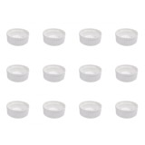 Set boluri, 12 piese, 60 ml, Portelan, Alb