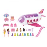 Set Avion pentru Păpuși, Multicolor, 20 Piese, Varsta 3+ Ani, Oem