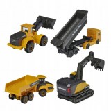 Set masini de constructie - Volvo, 4 buc. | Majorette