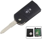 Cheie auto completa cu telecomanda Techstar compatibila cu Mazda 2, 3, 6, CX-7, CX-9, RX-8, 2 butoane, 433 MHz, chip 4D63, lama inclusa