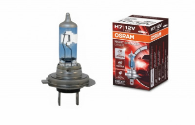 OSRAM NIGHT BREAKER LASER H7 Bec Auto Halogen +150% 64210NBL H7 12V 55W (1 Bec) Performance AutoTuning foto