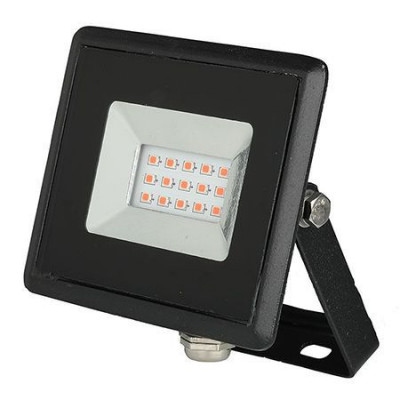 Reflector led 10w ip65 lumina rosie foto