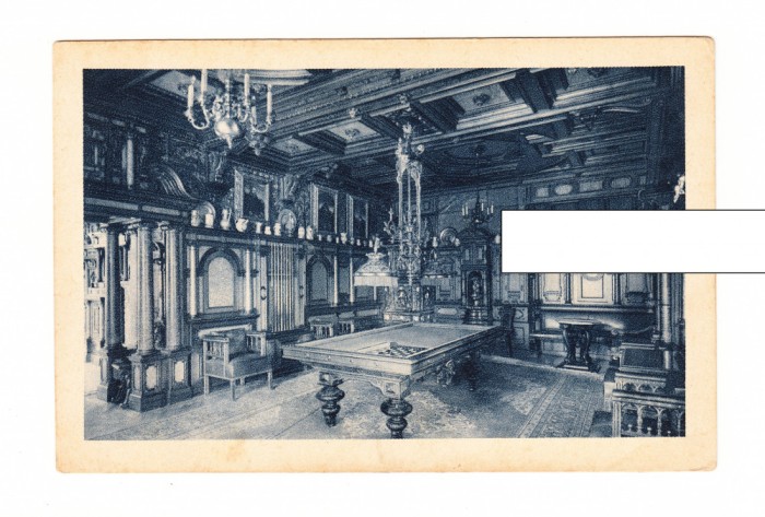 CP Peles - Sala de biliard, interbelica, necirculata, stare buna
