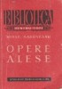 Opere alese, Volumul I