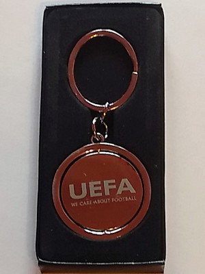 Breloc metalic fotbal - UEFA foto