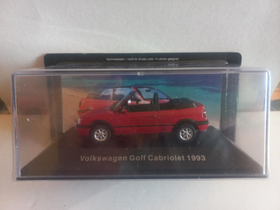 Macheta Volkswagen Golf Cabriolet - 1993 1:43 Deagostini Volkswagen foto