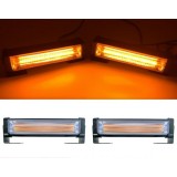 40W COB LED Lumina de avertizare intermitenta, urgenta camion chihlimbar stivuitor auto 12 / 30V