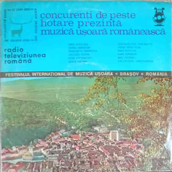 Disc vinil, LP. Concurenti De Peste Hotare Prezinta Muzica Usoara Romaneasca-COLECTIV-318159