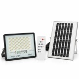 Proiector LED solar 60W, 6500K, IP67, cu telecomanda si panou 8W
