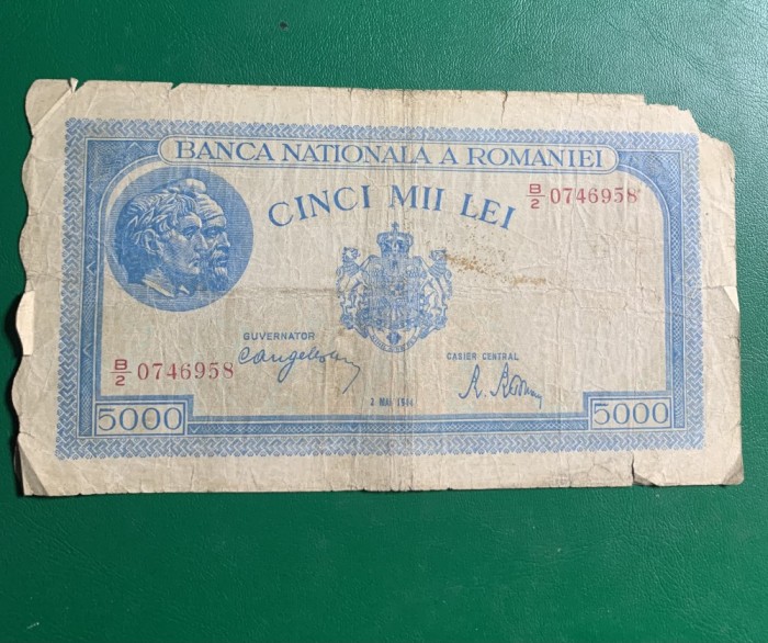 Bancnota 5000 lei 2 mai 1944