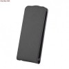 Husa Flip Piele Premium Neagra Nokia Lumia 701 Slim