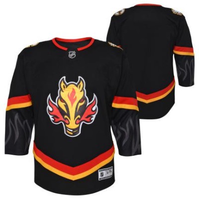 Calgary Flames tricou de hochei pentru copii Premier Alternate - L/XL foto