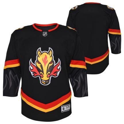 Calgary Flames tricou de hochei pentru copii Premier Alternate - L/XL
