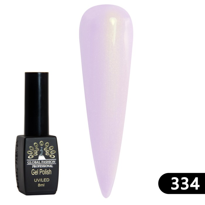 Oja semipermanenta Black Elite, Global Fashion 8 ml, 334