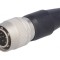 Conector circular HR10 push-pull mufă 2A argintat pentru lipire