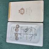 Doua fotografii cabinet Franta , inceput de ani 1900
