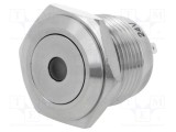Comutator Anti-Vandalism ONPOW 2 SPST-NO 2A/36VDC IP65 &Oslash;16mm