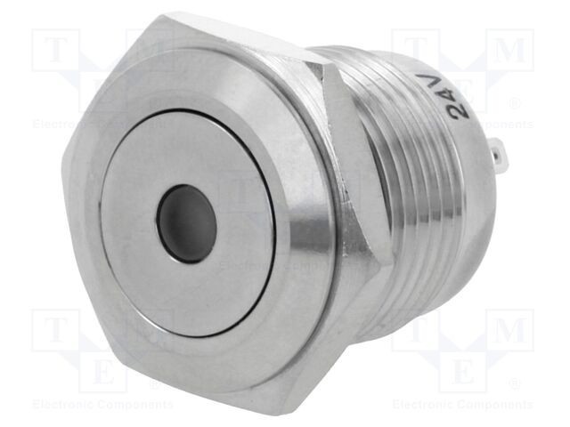 Comutator Anti-Vandalism ONPOW 2 SPST-NO 2A/36VDC IP65 &Oslash;16mm