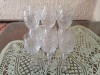 2 seturi pahare cu picior din cristal made in RSR vintage