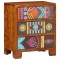 vidaXL Bufetă multicolor 50x35x60 din lemn masiv de salc&acirc;m 4016501