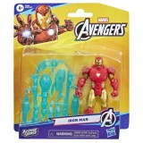 MARVEL AVENGERS ACTION VERS SET FIGURINA IRON MAN SI ACCESORII 11.4CM