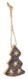Set 24 ornamente Brad 8x8 cm
