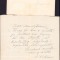 HST A2269 Notă olografă V V Haneș 1943 + plic antet Preocupări Literare