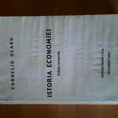 ISTORIA ECONOMIEI – CORNELIU OLARU (Editie revazuta) - 2001