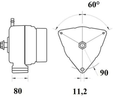 MAHLE MG 806 Generator / Alternator foto