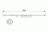 Senzor de avertizare,uzura placute de frana BMW X5 (E70) (2007 - 2013) BOSCH 1 987 473 510