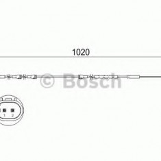 Senzor de avertizare,uzura placute de frana BMW X6 (E71, E72) (2008 - 2014) BOSCH 1 987 473 510