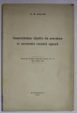 INSEMNATATEA OBSTILOR DE ARENDARE IN ECONOMIA NOASTRA AGRARA de A.G. GALAN , 1941