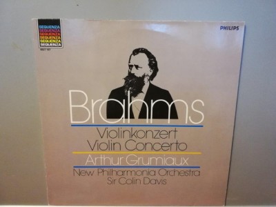 Brahms &amp;ndash; Violin Concerto d-dur op 77 (1983/Philips/RFG) - Vinil/ca Nou (NM+) foto