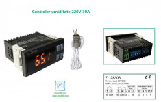 Controler umiditate higrostat electronic 220V 30A foto