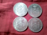 4 Monede 500 lei 1944 Mihai I , 4x12g argint 700 , cal. Fb- Aunc