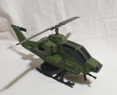 Jucarie din plastic pentru copii Helicopter Militar 36 cm lungime foto