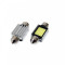 Set becuri auto cu LED CANBUS sofit compatibil C5W 2xCOB 36mm Alb 12V, destinat