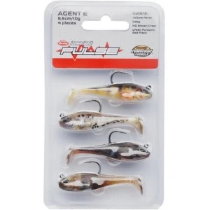 Set Berkley Pulse Agent E Softbait Prerigged, 5.5cm, 10g, 4buc/plic foto