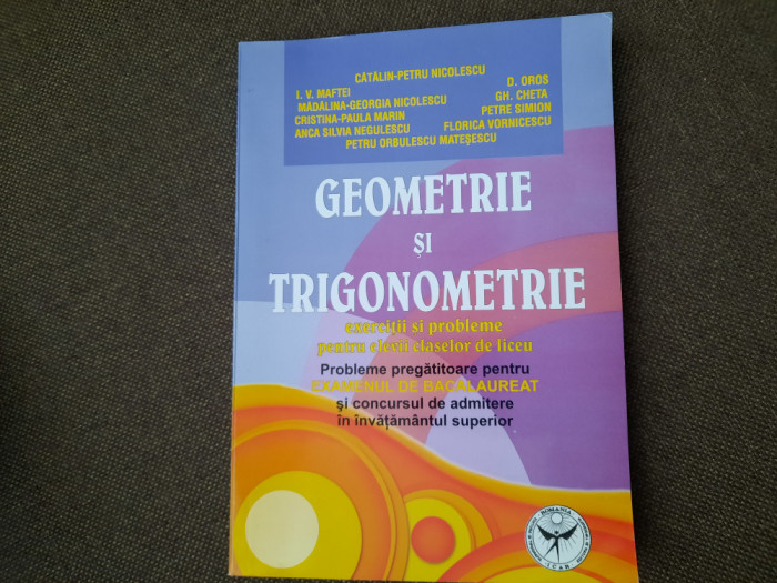 Catalin Petru Nicolescu - Geometrie si trigonometrie