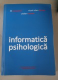 INFORMATICA PSIHOLOGICA - TITI PARASCHIV