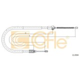 Cablu frana mana Renault Clio 1, Clio 2, Symbol 1 (Lb0/1/2) Cofle 116584, parte montare : stanga, spate