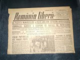 ZIAR ROMANIA LIBERA 26 FEBRUARIE 1945 MANIFETATIE ANTIFASCISTA