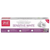 Pastă de dinți Splat Sensitive White, pentru dinți sensibili, fără fluor, 100 ml