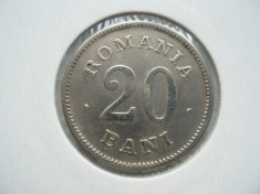 ROMANIA - 20 BANI 1900, CAROL I , L7.67 foto